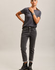 Toxik3 super stretch denim boyfriend jean pants with cuffs