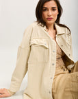 Chaqueta vaquera Toxik3 bolsillos grandes