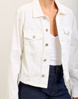 Toxik3 veste courte jean boutons