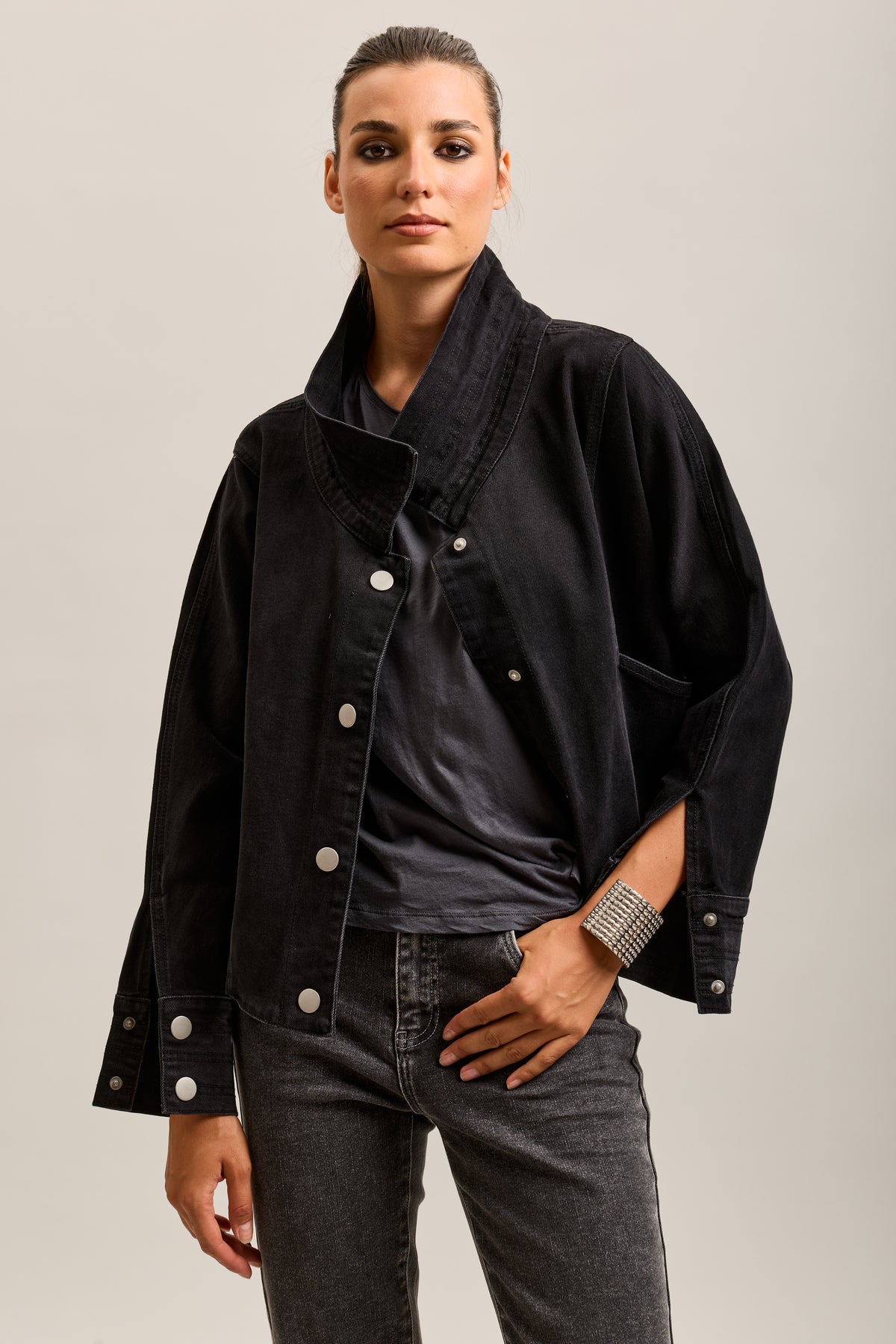 Toxik3 chaqueta vaquera oversize