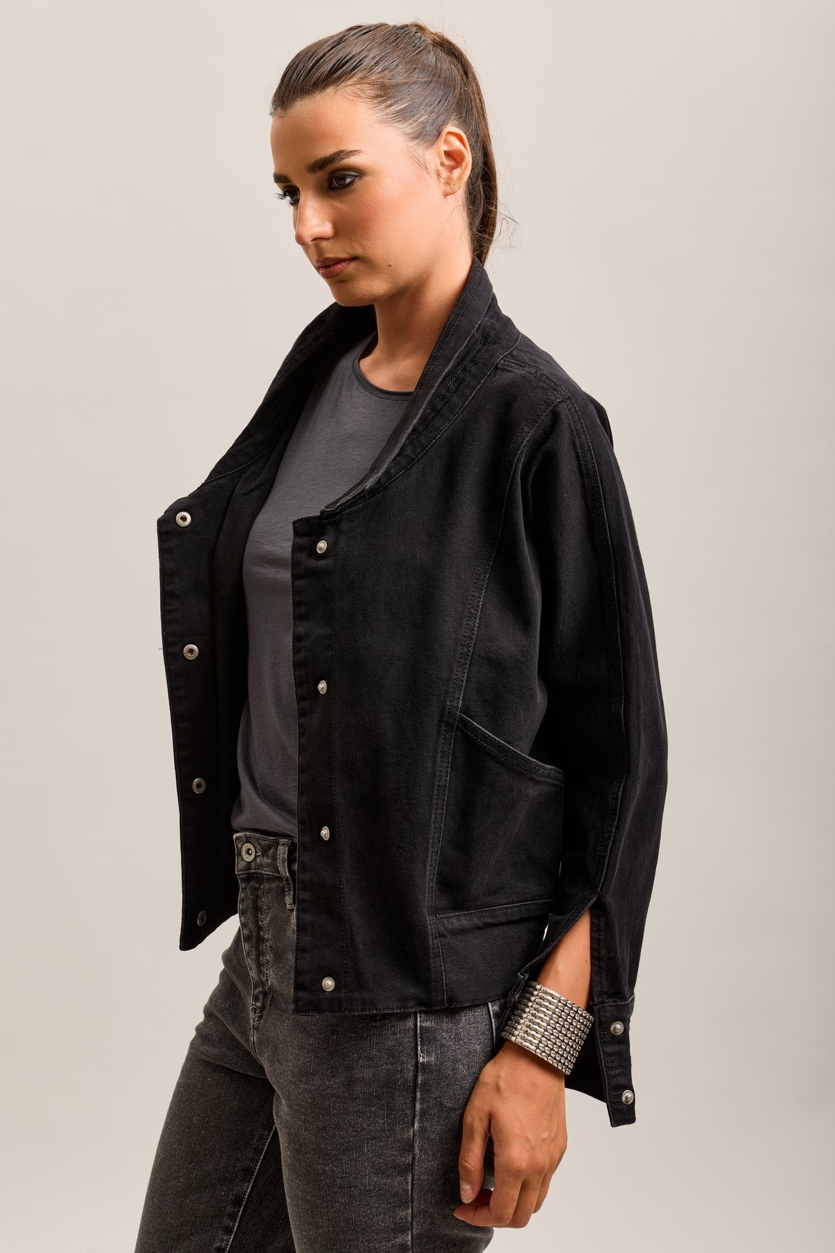 Toxik3 chaqueta vaquera oversize