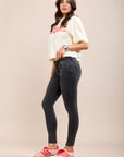 Toxik3 pantalon jean jogg super strech slim push-up