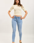 Toxik3 pantalon jean jogg super strech slim push-up