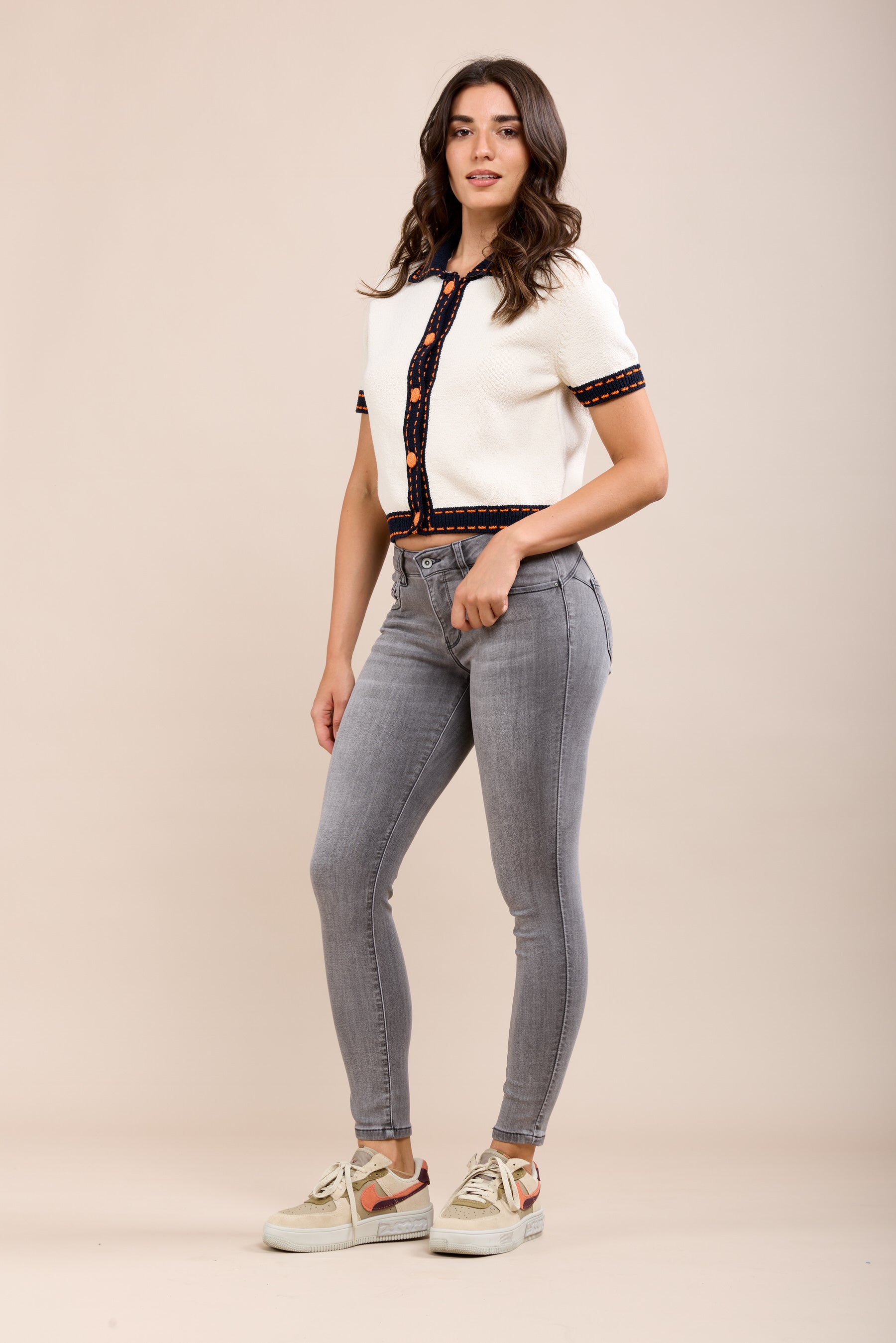 Toxik3 pantalones vaqueros de jogging súper elásticos y ajustados con push-up