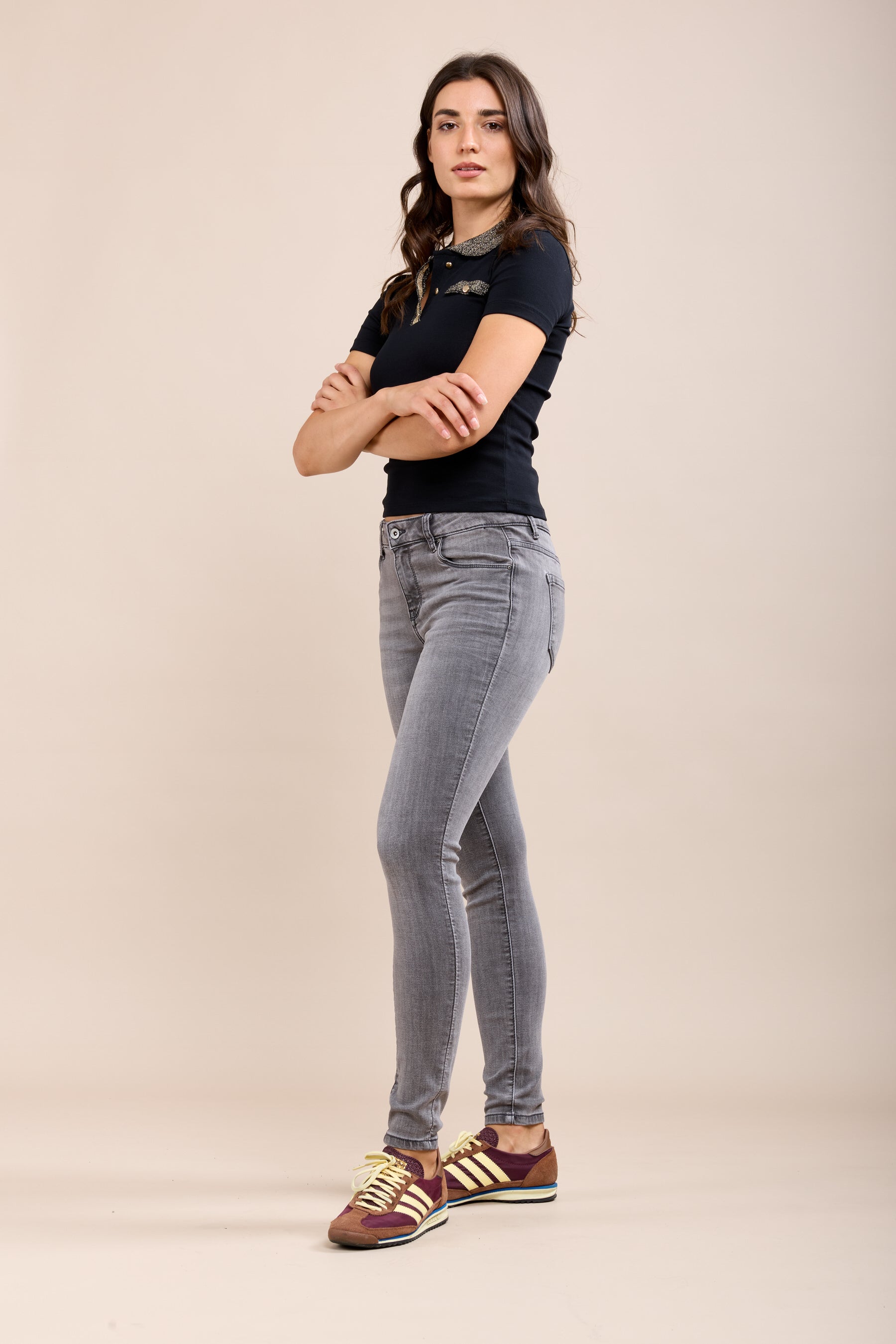 Toxik3 jean jogg slim super stretch taille basse - collection essentielle