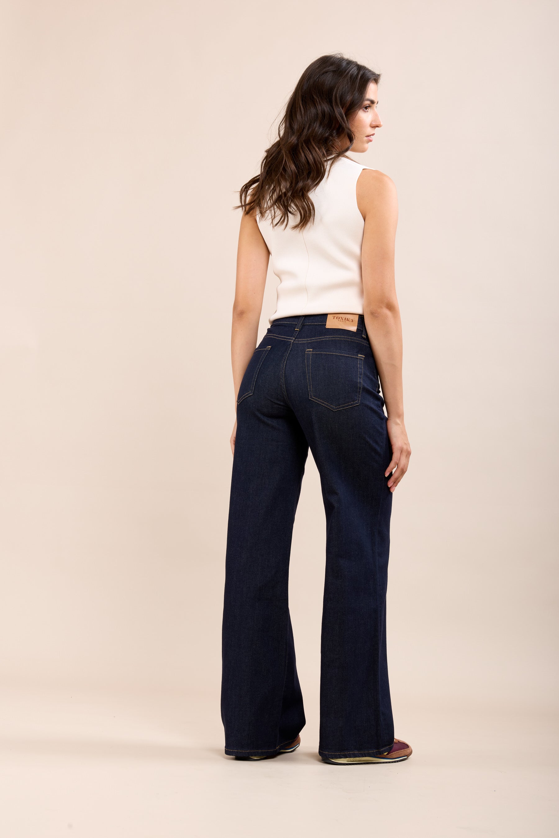 Wijde jeans van Toxik3 Snee hoog lang