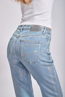 Metallic coated jeans - Beka