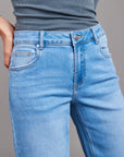 Grote wijd uitlopende jeans zonder zoom - ino