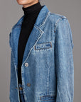 Right denim jacket - Jules L21315 / L21315-1 Lack compo)