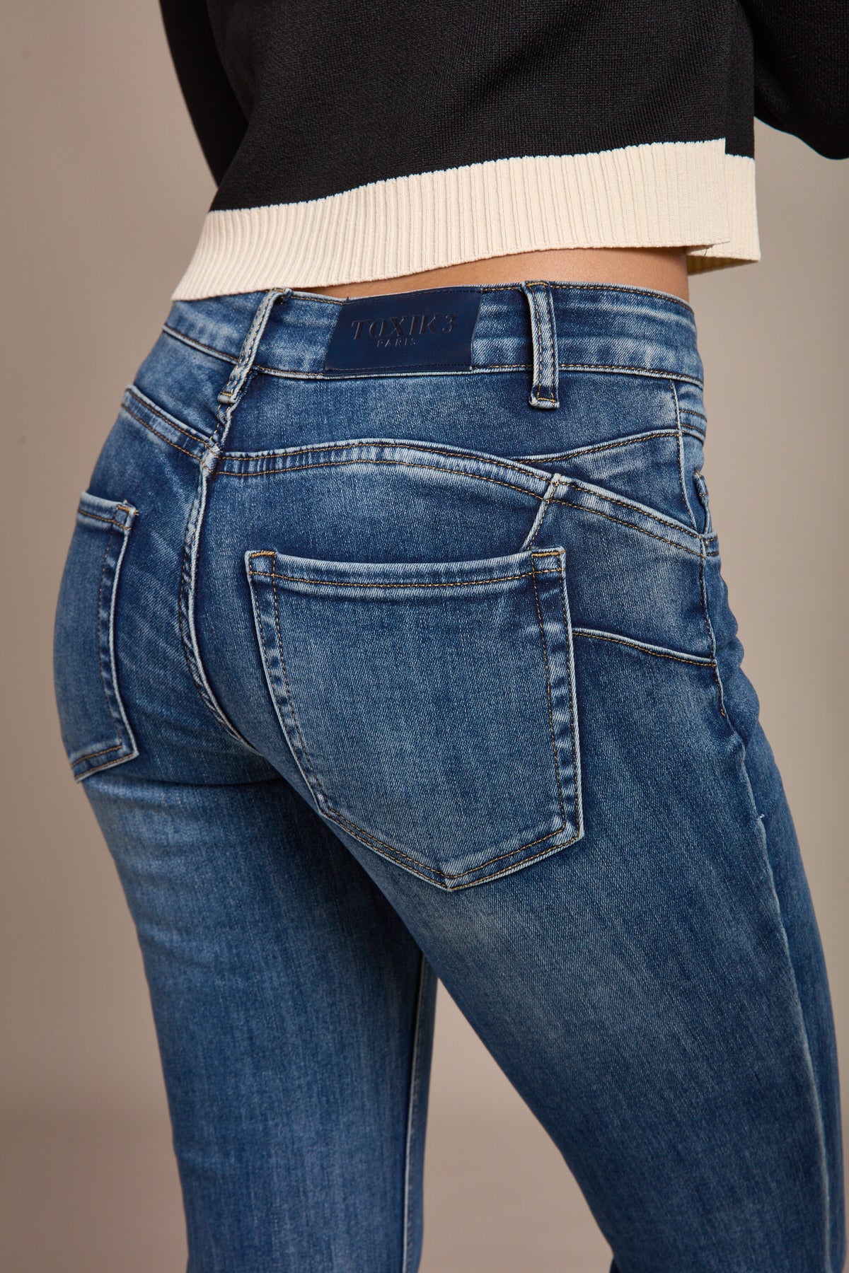 Toxik3 straight push-up stretch jean pants