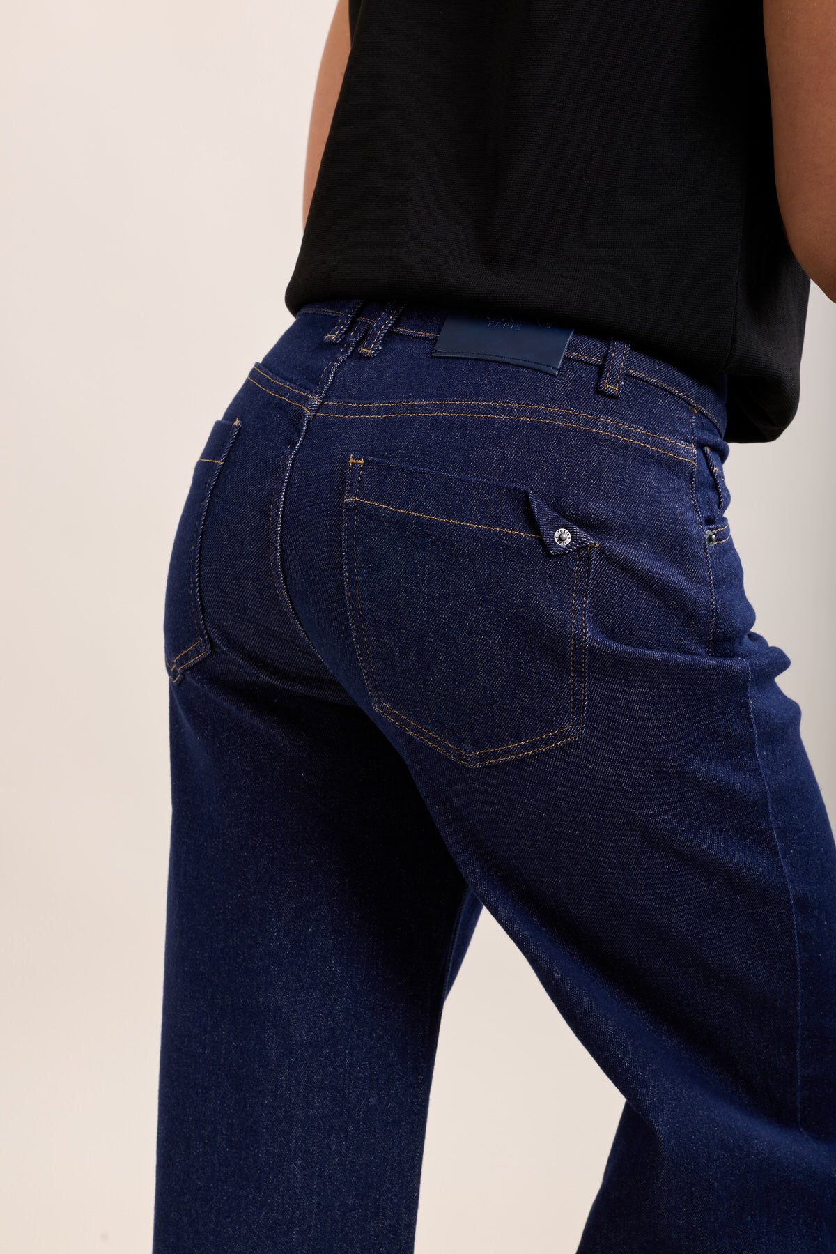 Toxik3 pantalon jean large turn-up