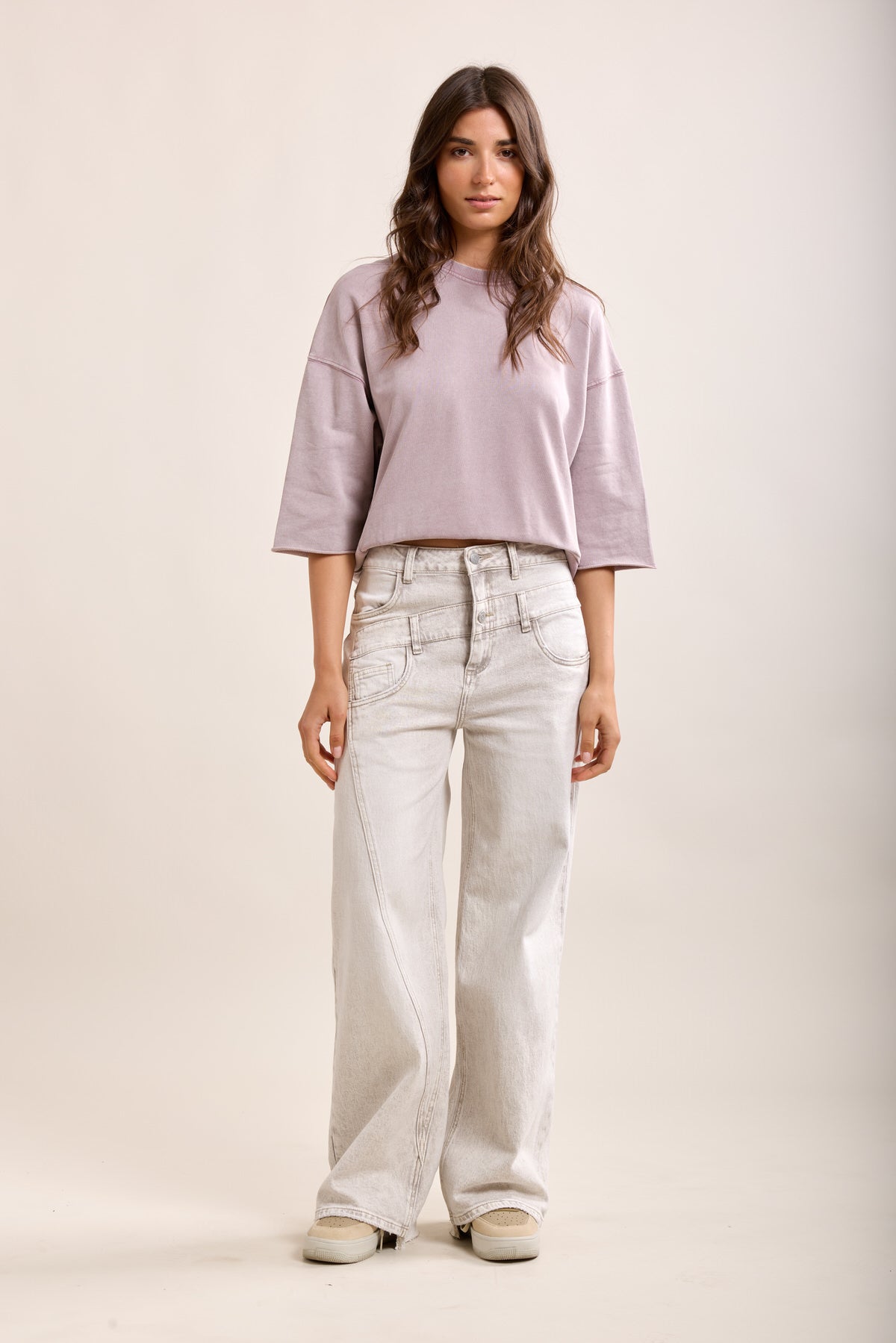 Toxik3 Jean Wide Stretch met dubbele jeans naad