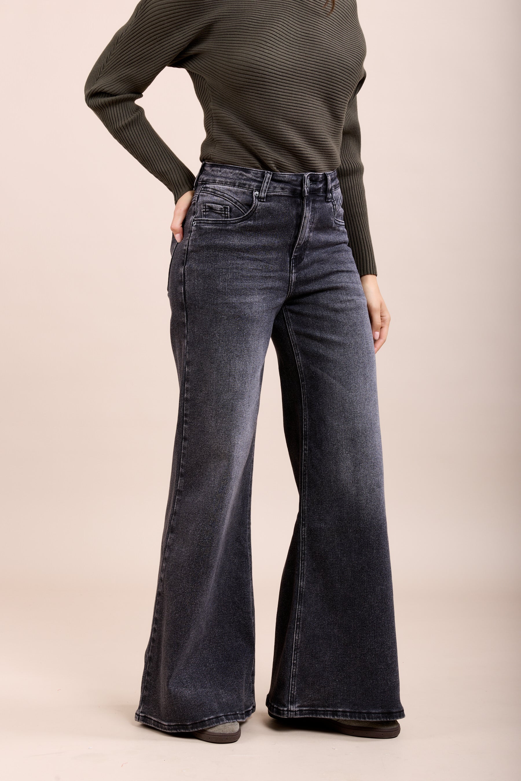 Toxik3 extra brede stretchjeansbroek