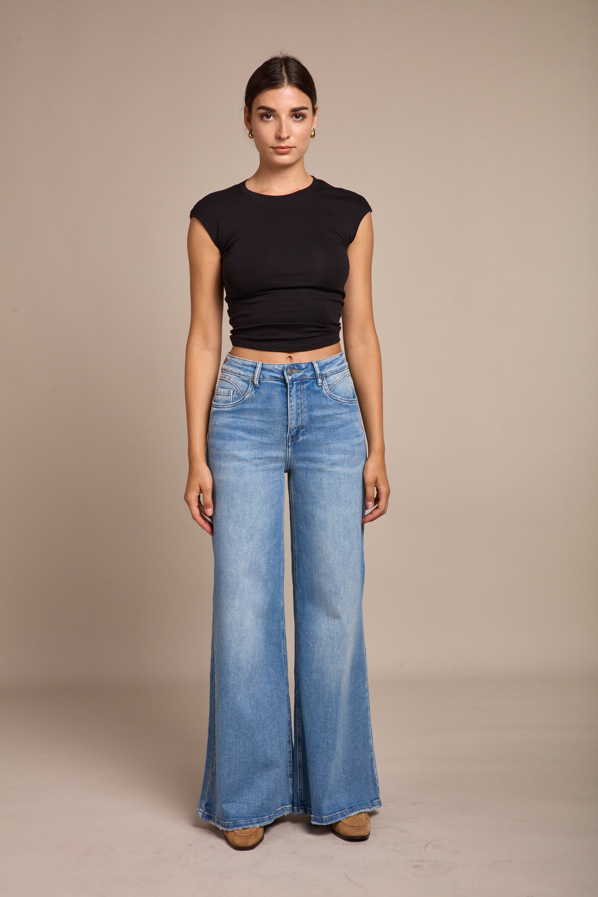 Toxik3 extra brede stretchjeansbroek