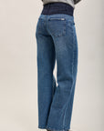 Toxik3 stretch denim en tweed jeans