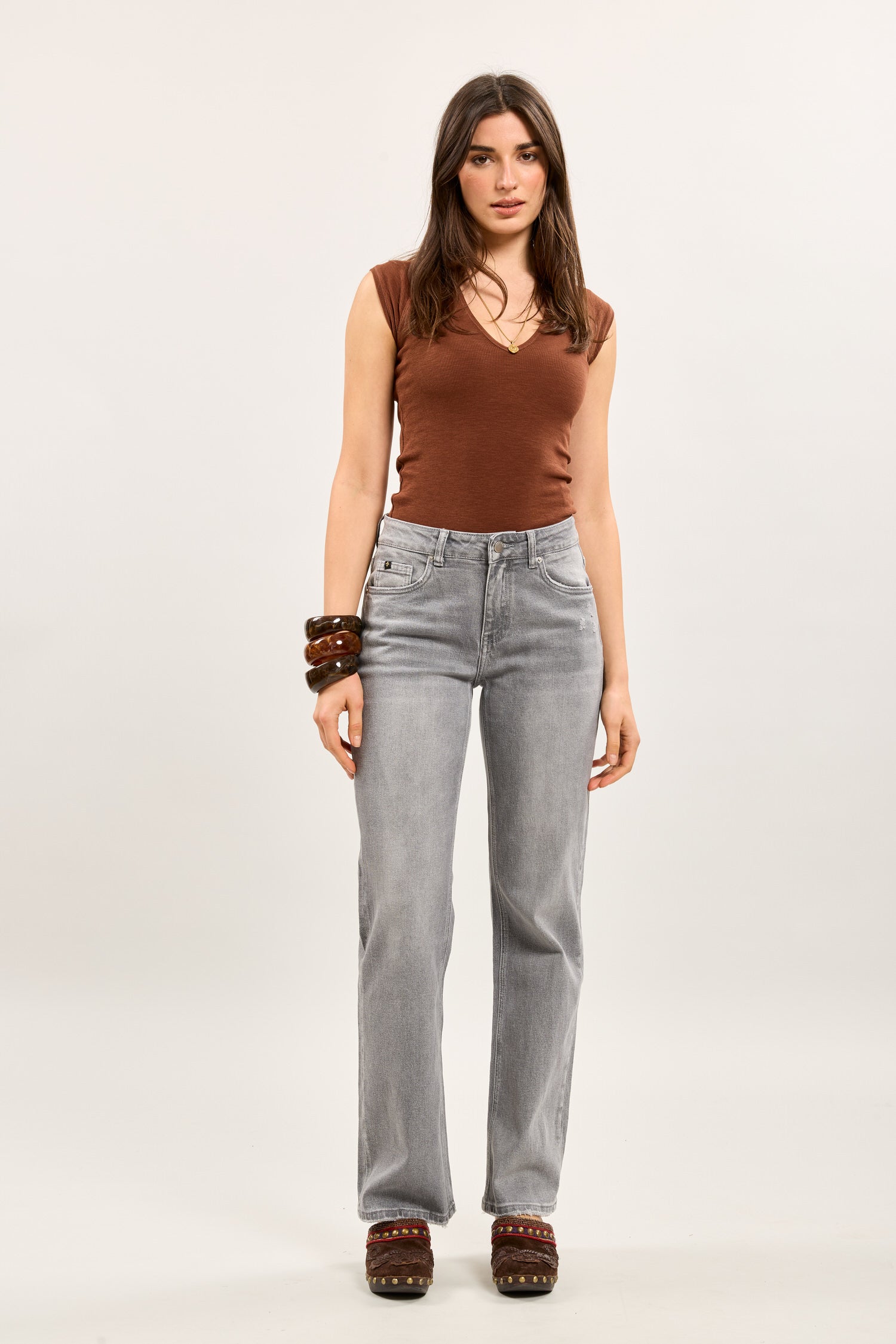 Toxik3 Jean Law Stretch Strass Léopard Star