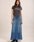 Toxik3 Long Jeansrock zwei -Color