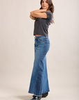 Toxik3 Long Jeansrock zwei -Color