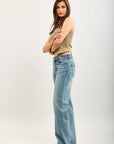 Toxik3 straight stretch denim pants with pockets