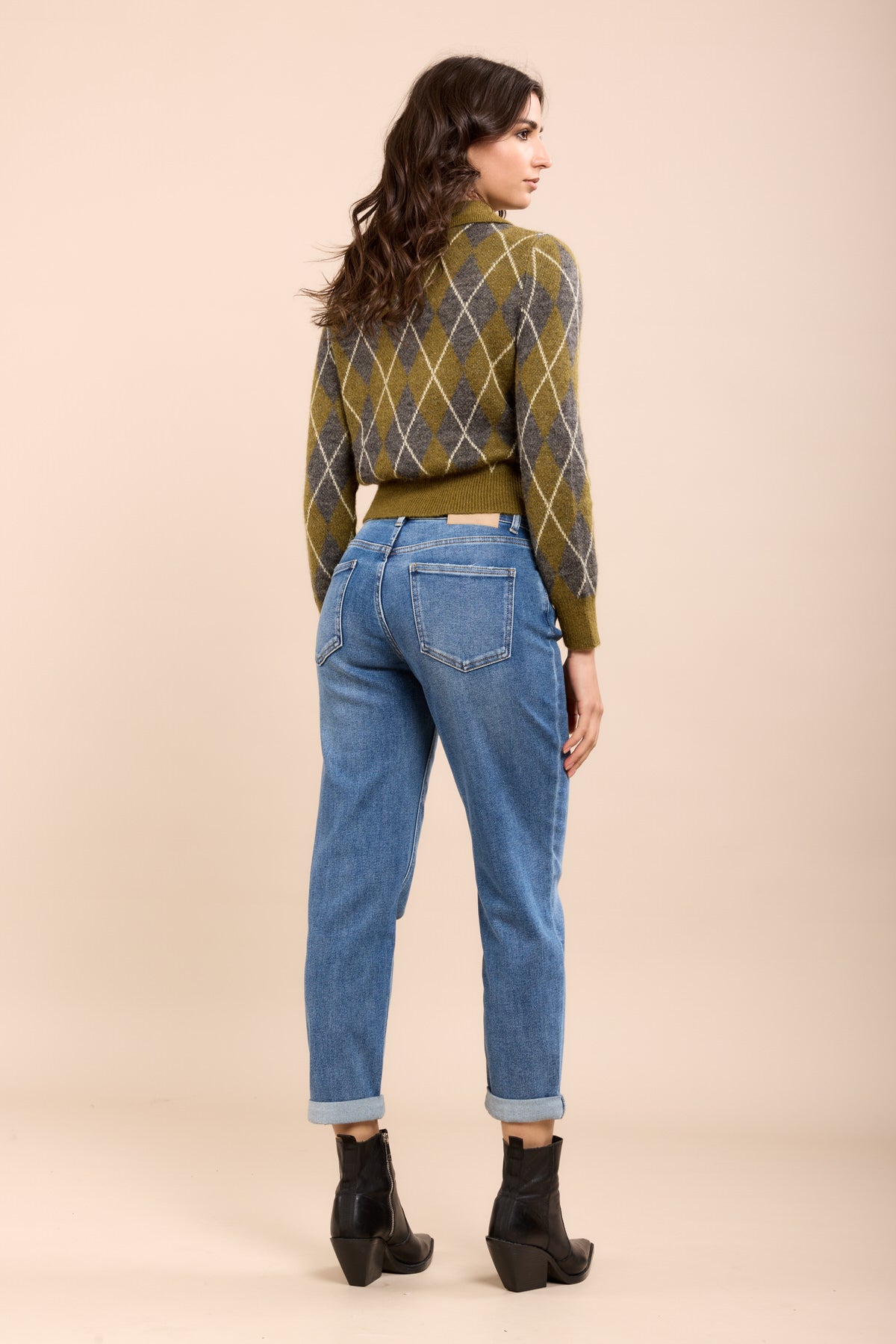 Toxik3 pantalon jean boy fermeture asymétrique