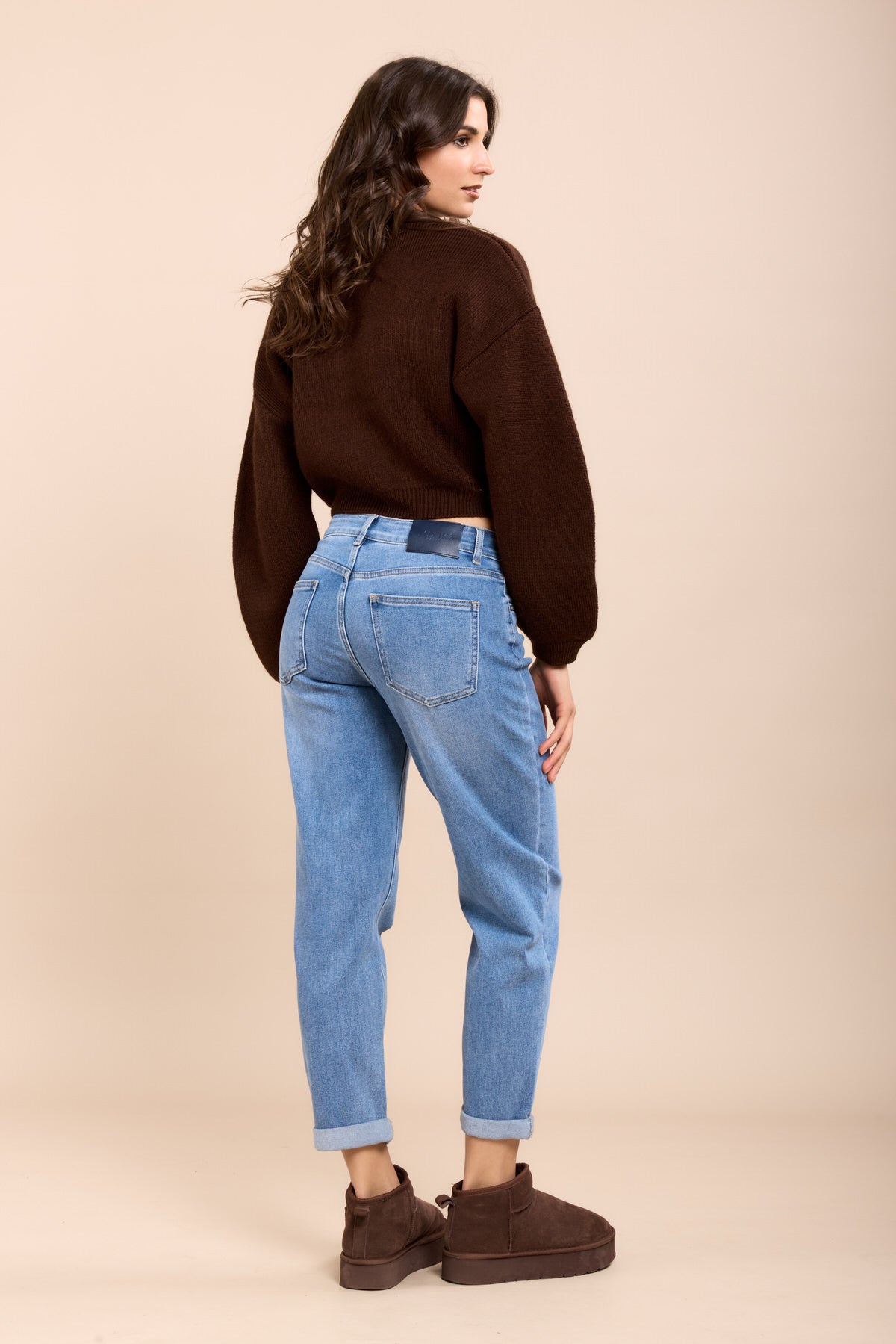 Toxik3 pantalon jean boy fermeture asymétrique