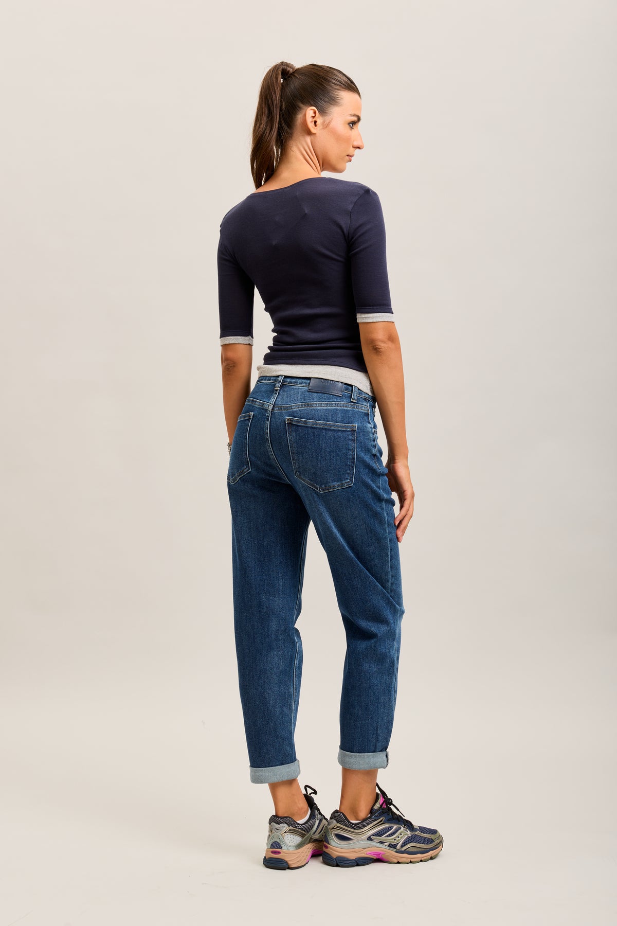Toxik3 pantalon jean boy fermeture asymétrique