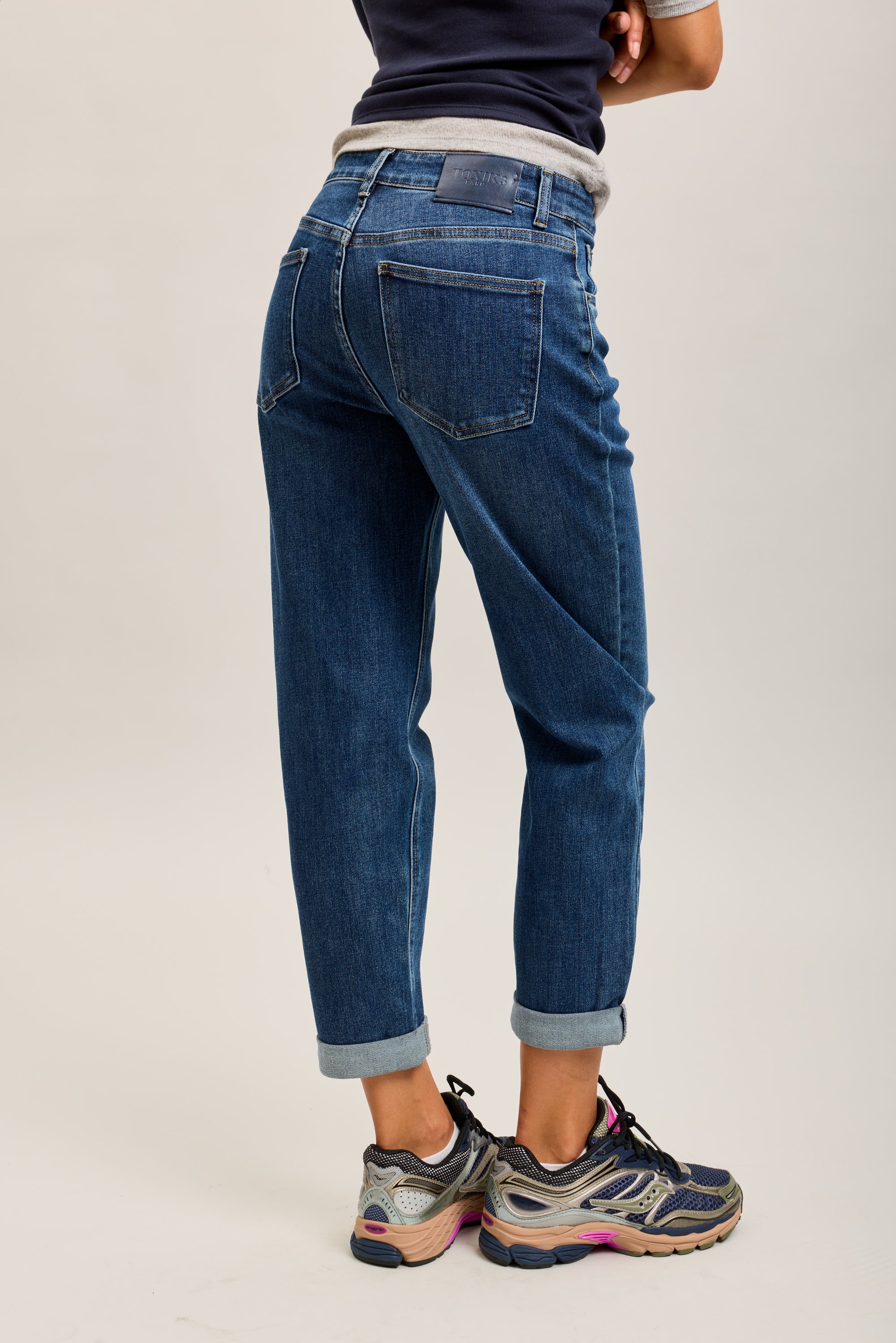 Toxik3 pantalon jean boy fermeture asymétrique
