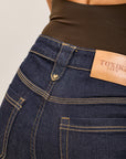 Toxik3 extra-wide stretch high-waisted jeans raw blue