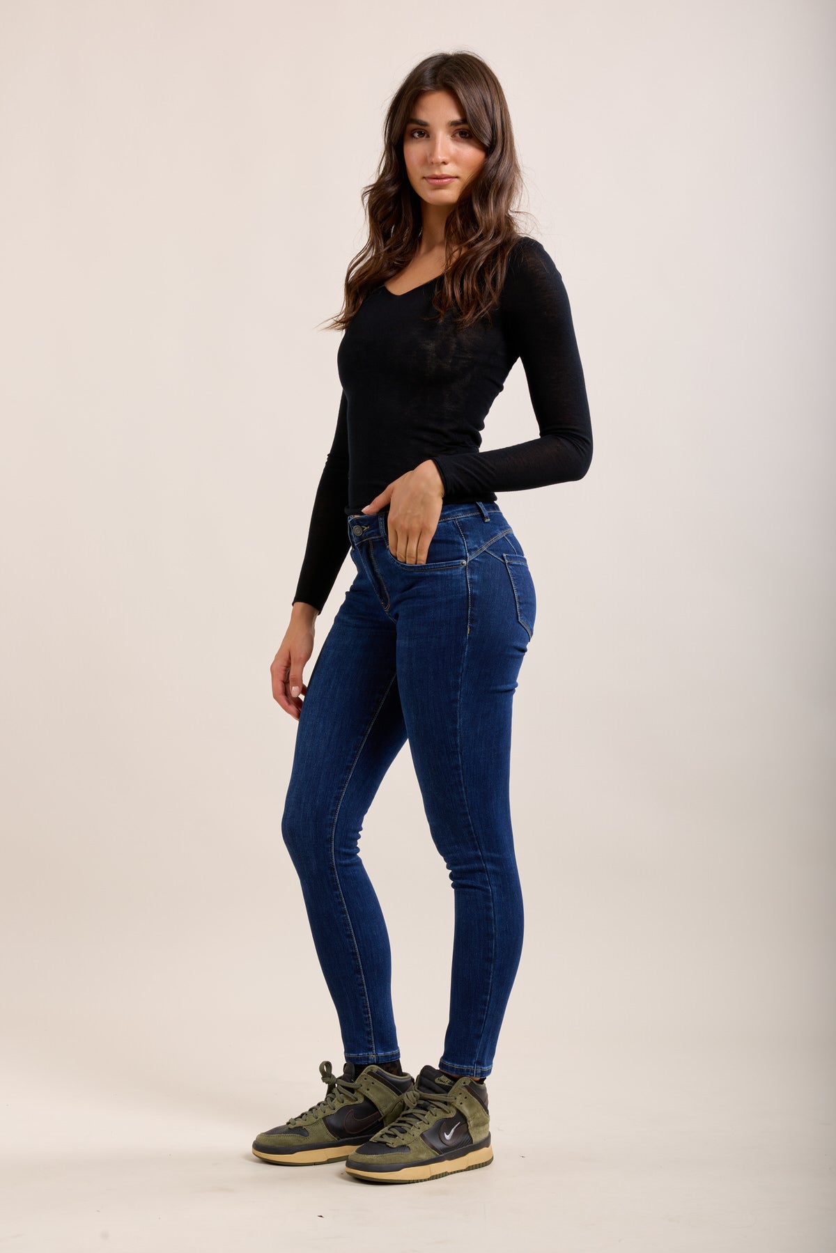 Toxik3 jean skinny taille basse push-up stretch