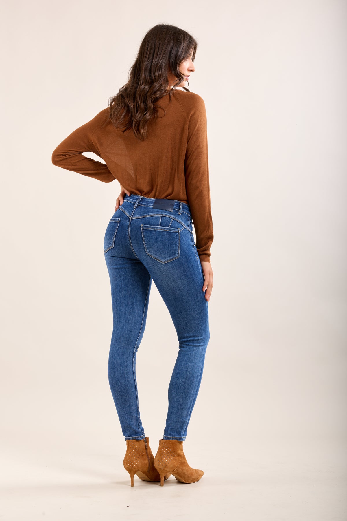 Toxik3 jean skinny taille basse push-up stretch