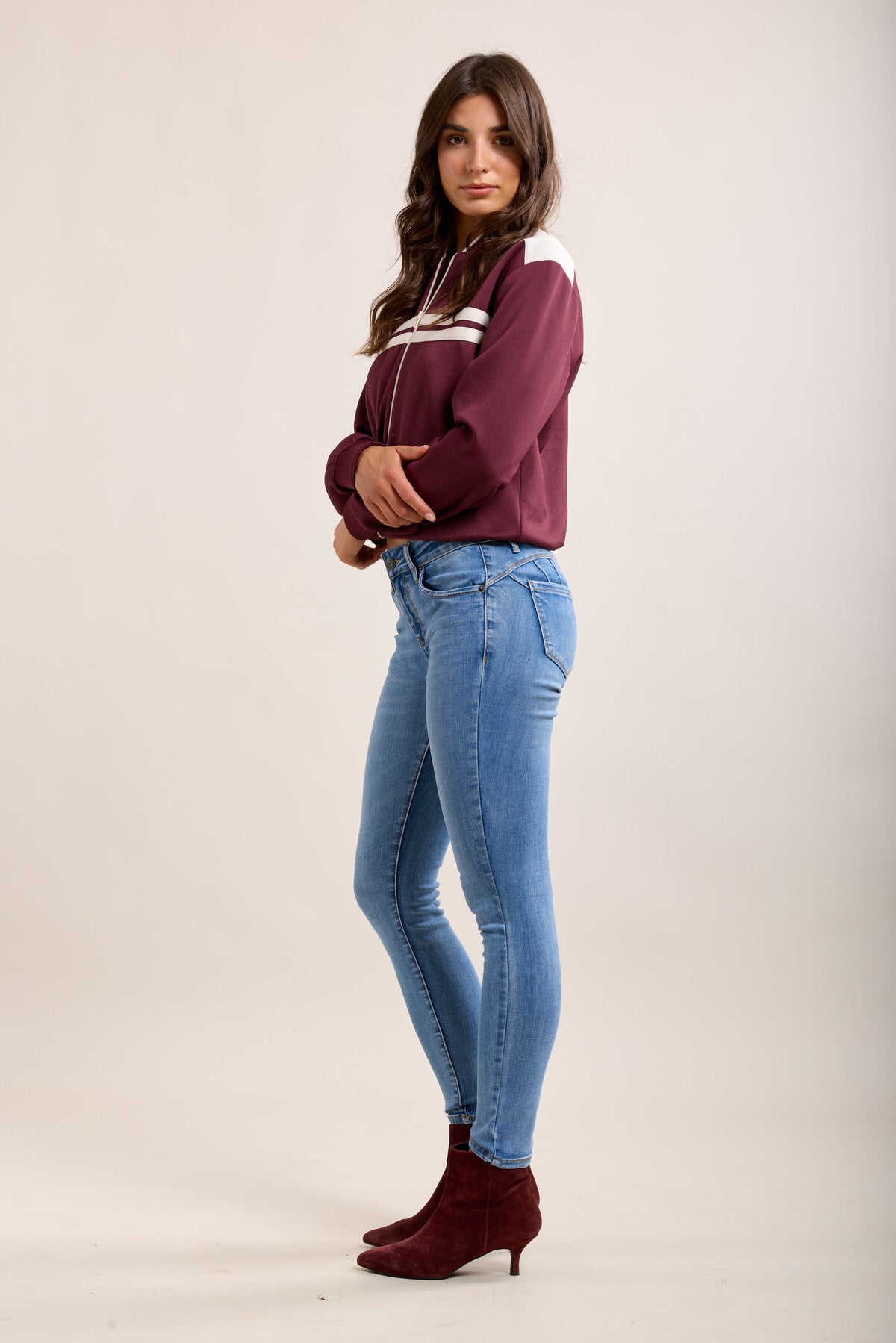 Toxik3 jean skinny taille basse push-up stretch