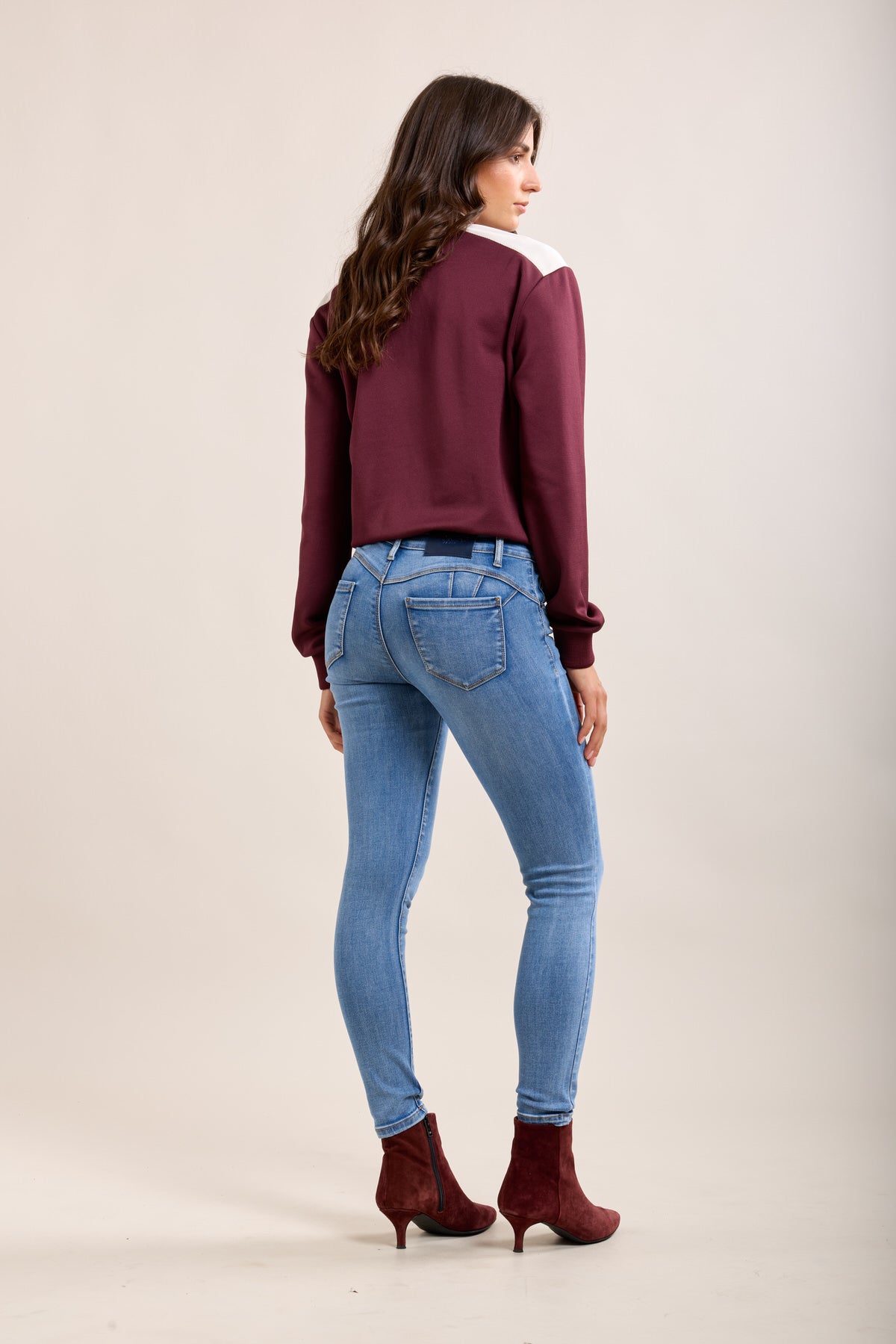 Toxik3 jean skinny taille basse push-up stretch