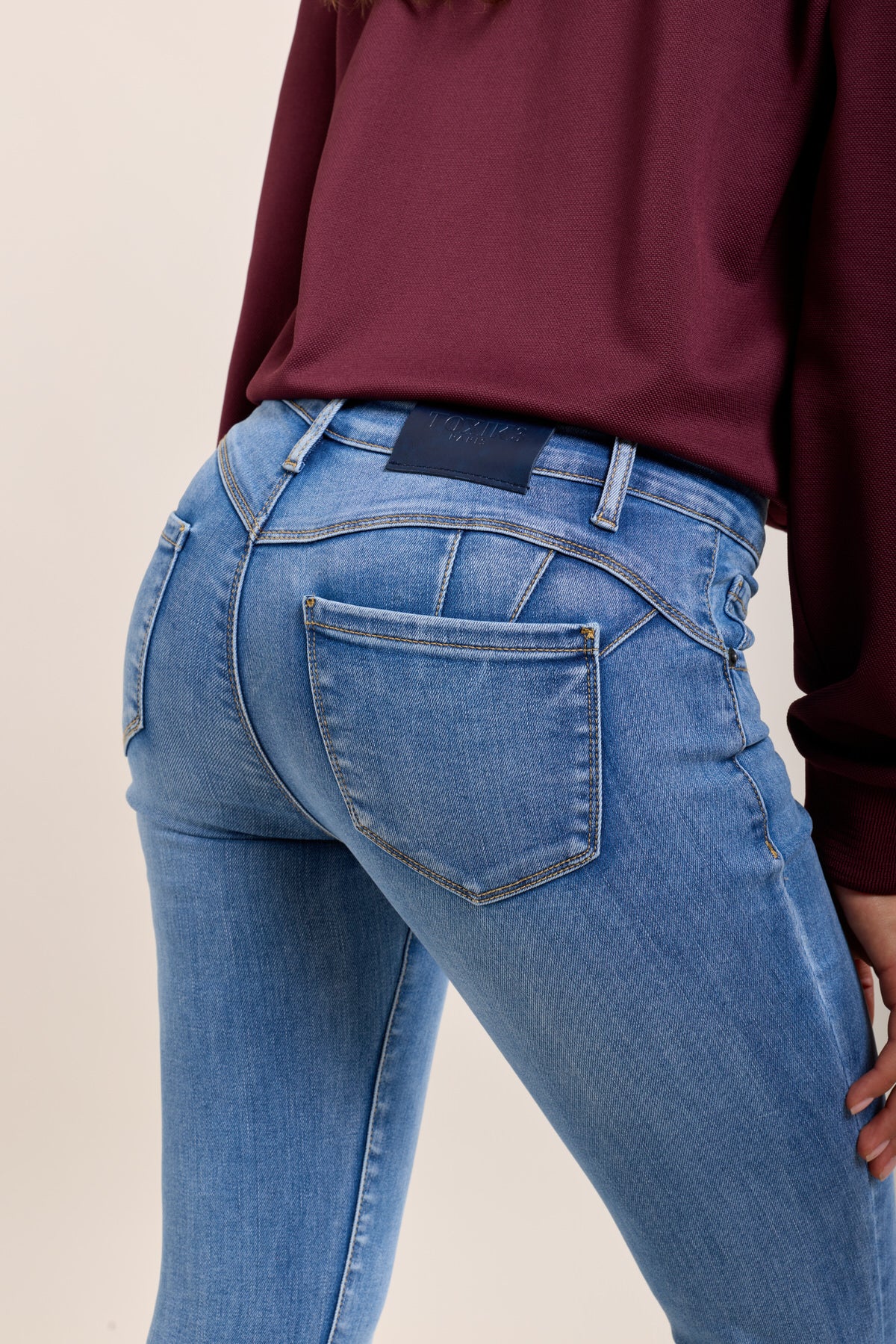 Toxik3 jean skinny taille basse push-up stretch