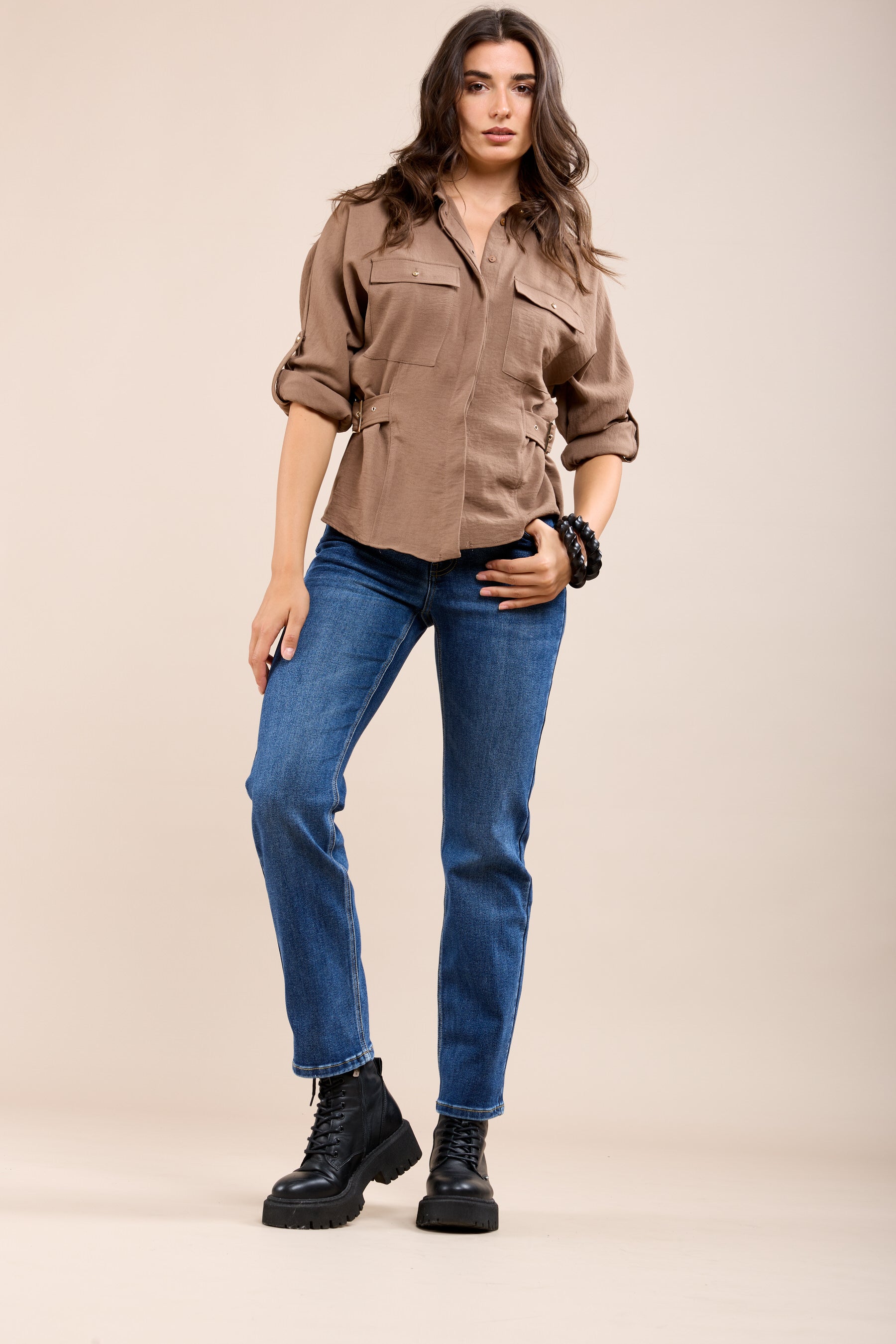 Toxik3 Straight Tapered-Jeans mit Stretchanteil