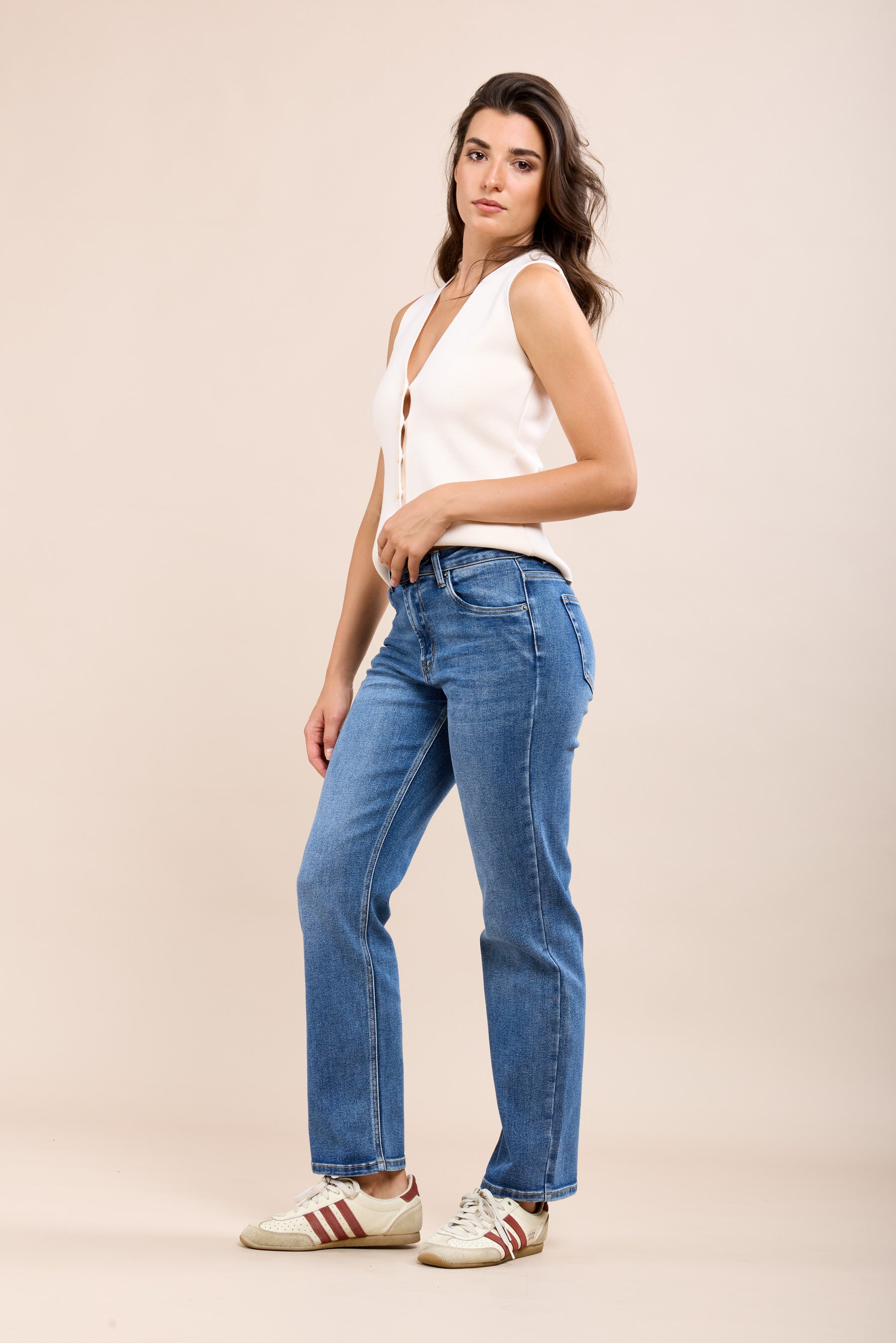 Toxik3 Straight Tapered-Jeans mit Stretchanteil