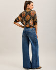 Toxik3 extra wide stretch jean pants with cutouts and pockets