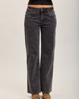 Toxik3 straight stretch jean pants with stud details