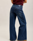 Toxik3 extra-wide frayed stretch denim jean pants