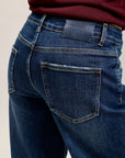 Toxik3 extra-wide frayed stretch denim jean pants