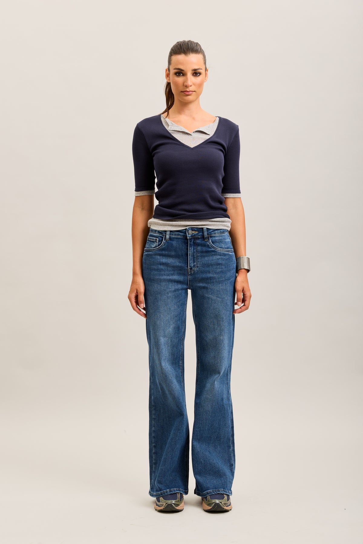 Toxik3 pantalon jean bootcut denim stretch