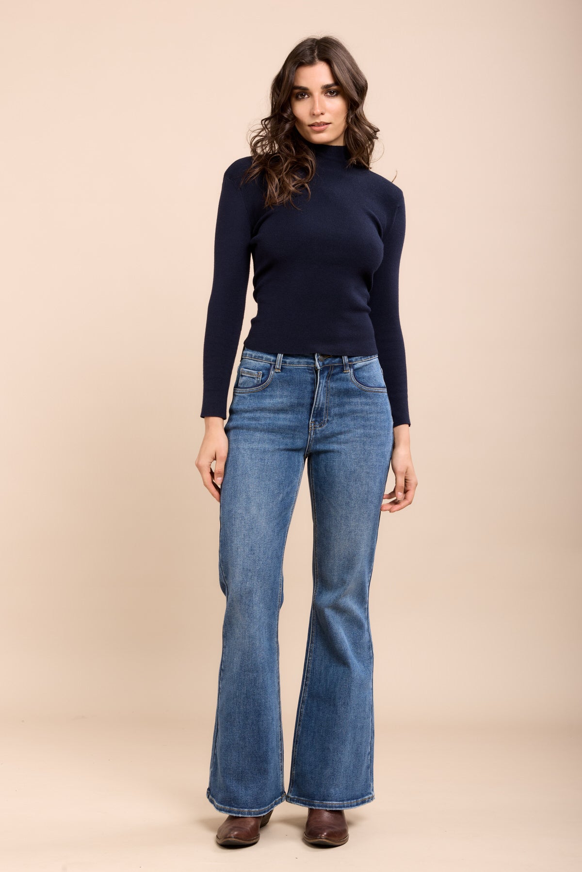 Toxik3 bootcut stretchjeansbroek L21520