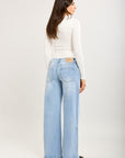 Toxik3 pantalon jean stretch wide lacet