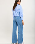 Toxik3 wide stretch pants with drawstring waist