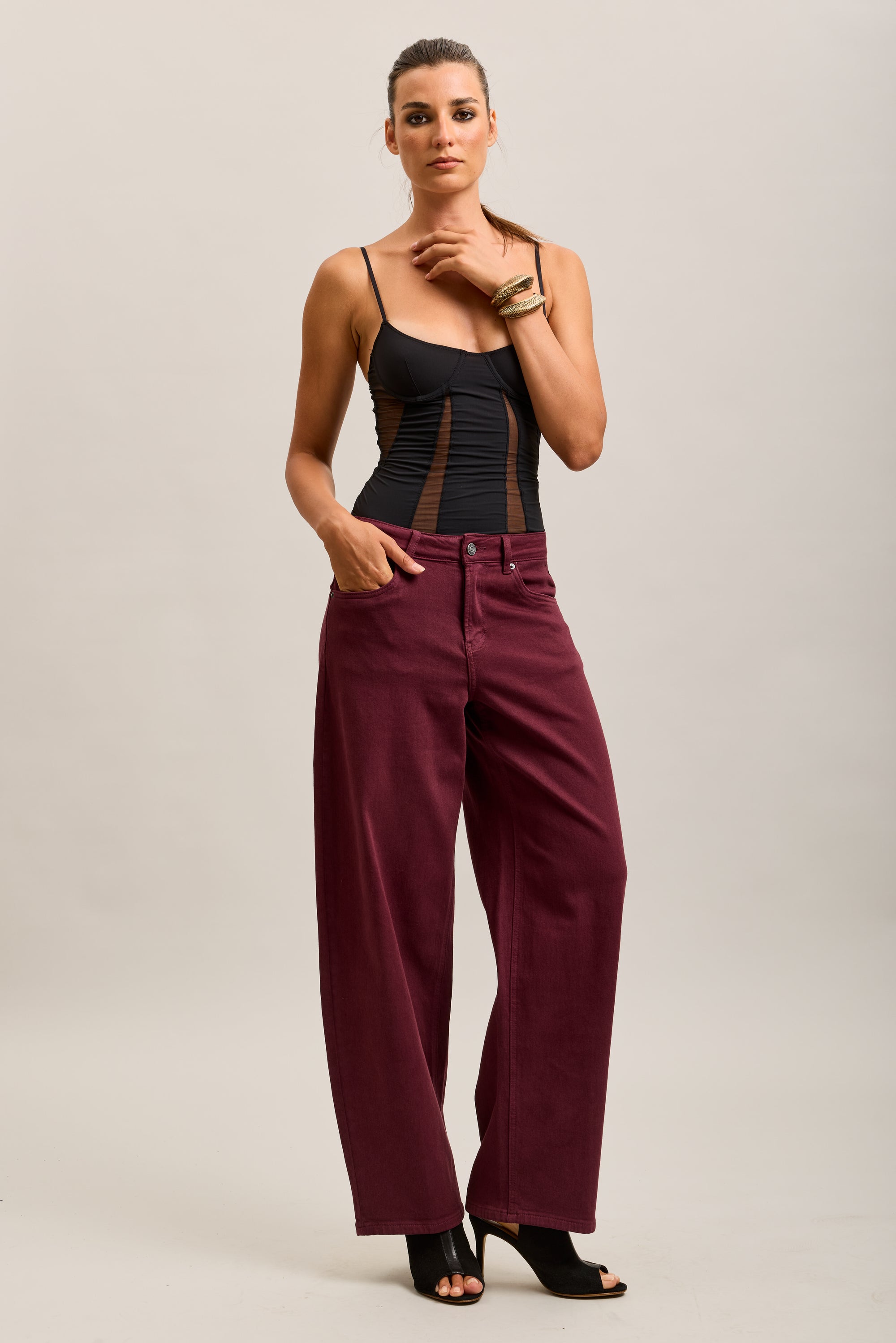Toxik3 stretch balloon jean pants