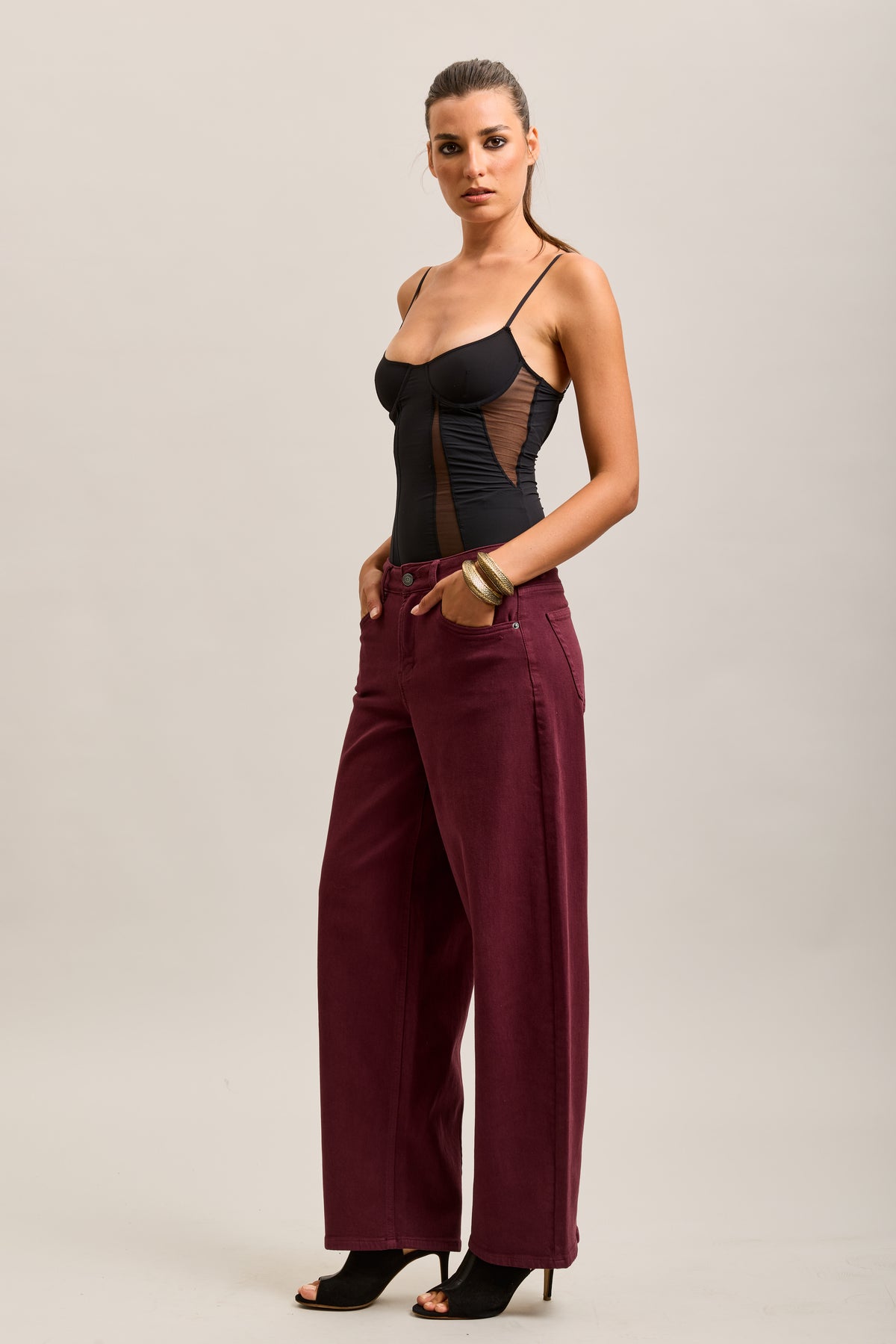 Toxik3 stretch balloon jean pants