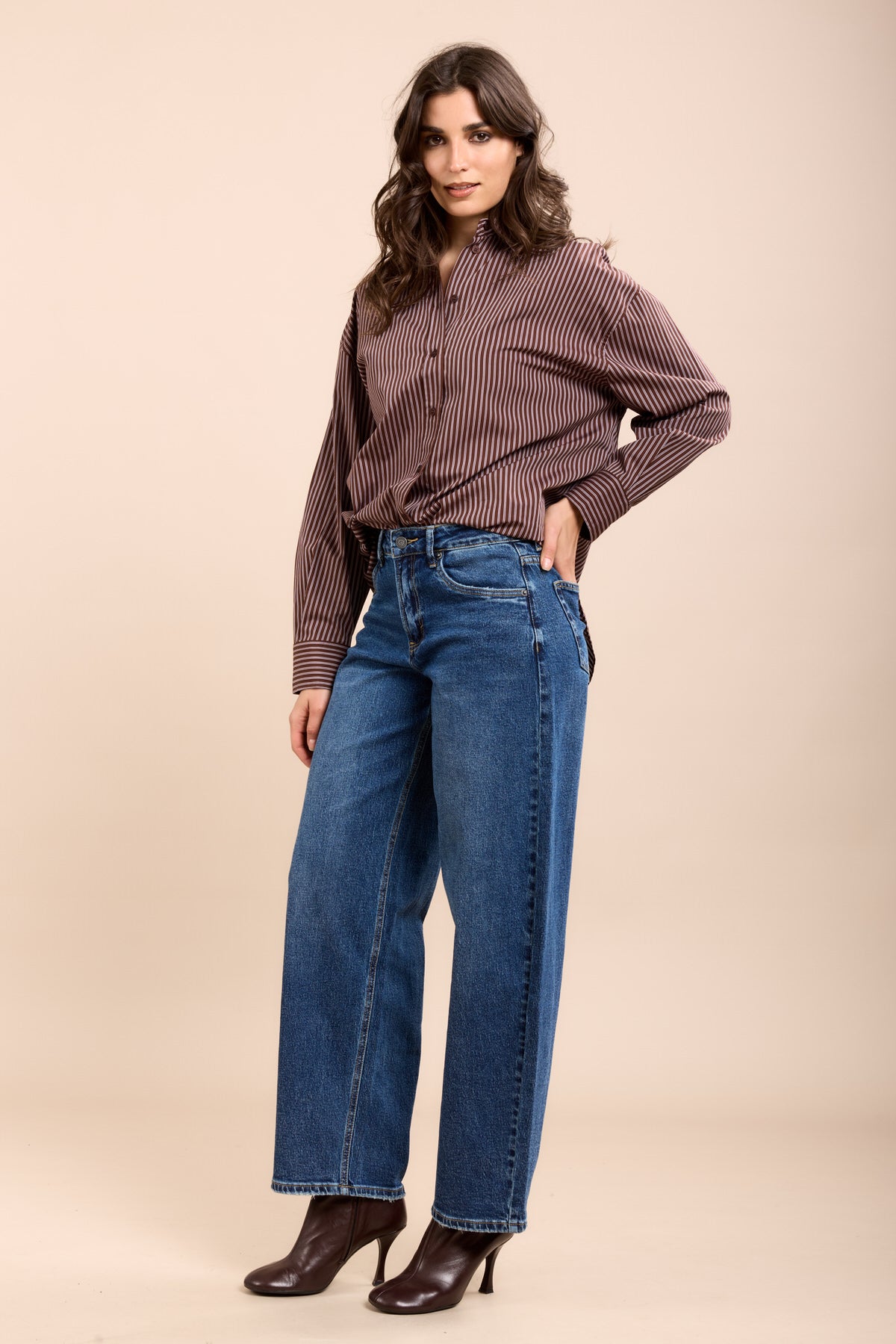 Toxik3 weite Stretch-Jeanshose L21547