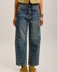 Toxik3 balloon cropped stretch denim jean pants