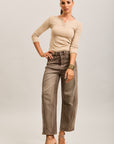 Toxik3 balloon cropped stretch denim jean pants