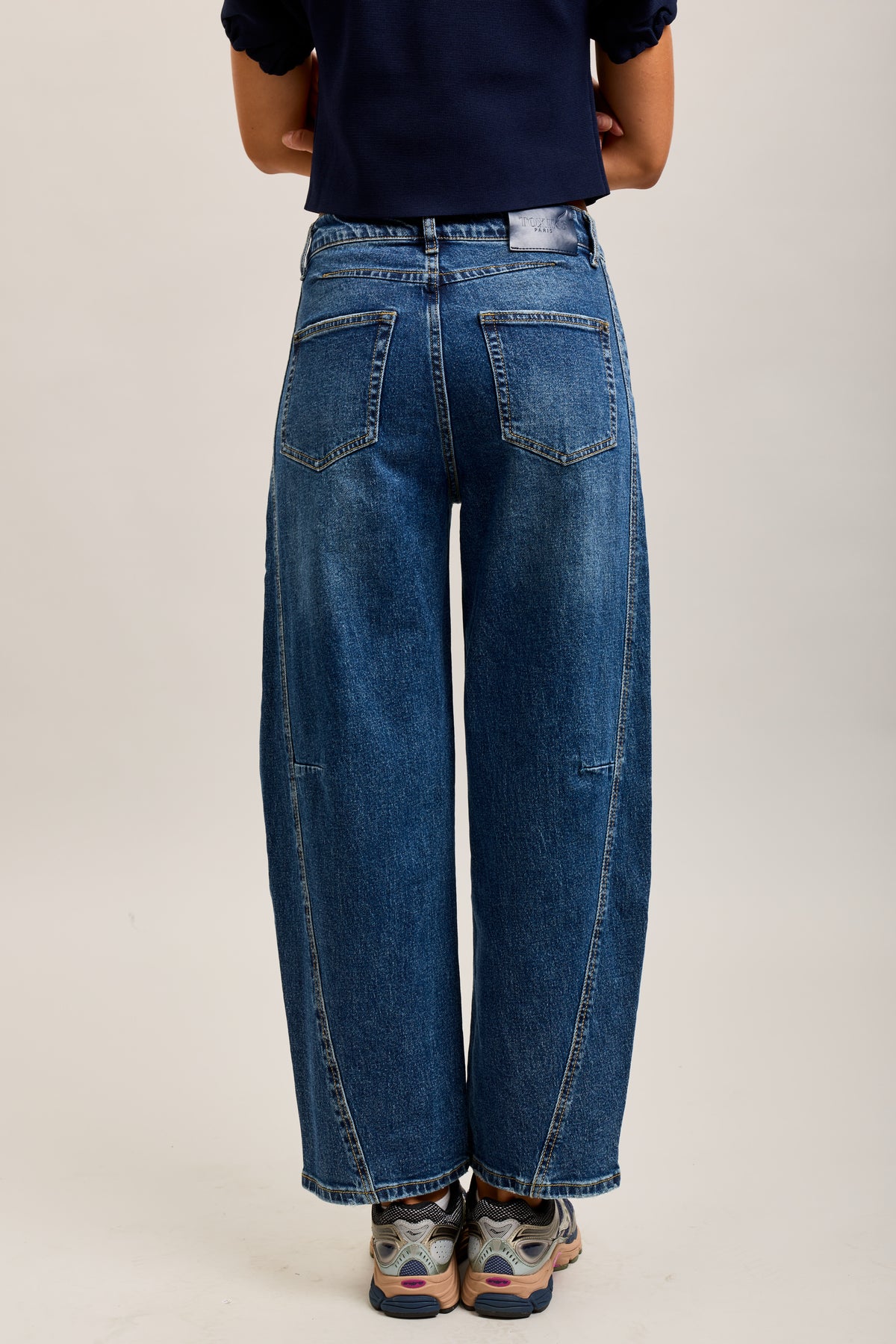 Toxik3 balloon cropped stretch denim jean pants