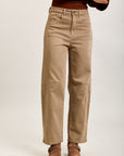 Toxik3 ballon cropped jeansbroek van stretchdenim